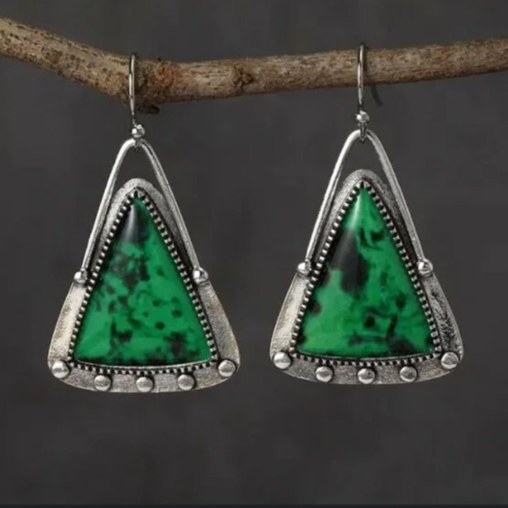 67. Bohemian drop earrings